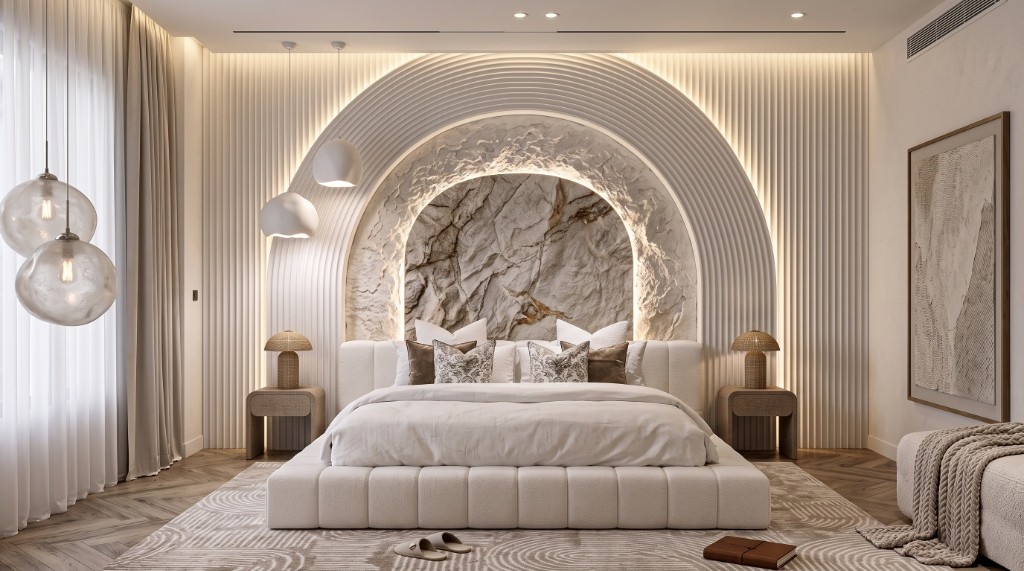 Monumental Arched Headboard